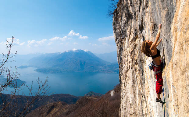 Klettern in Lecco