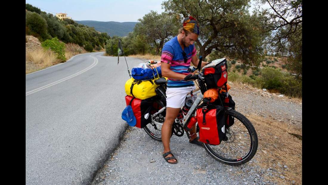 Pedal the World mit dem Fahrrad um die Welt outdoor