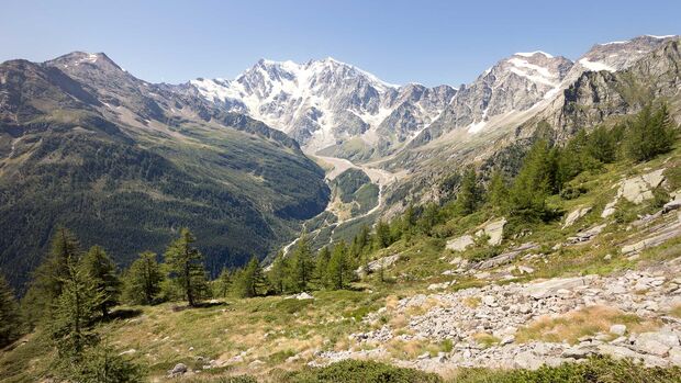 4000er in den Alpen - höchste Berge - Gipfel - Monte Rosa Massiv