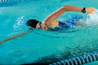 AL Schwimmen Schwimmtraining Garmin Schwimmerin