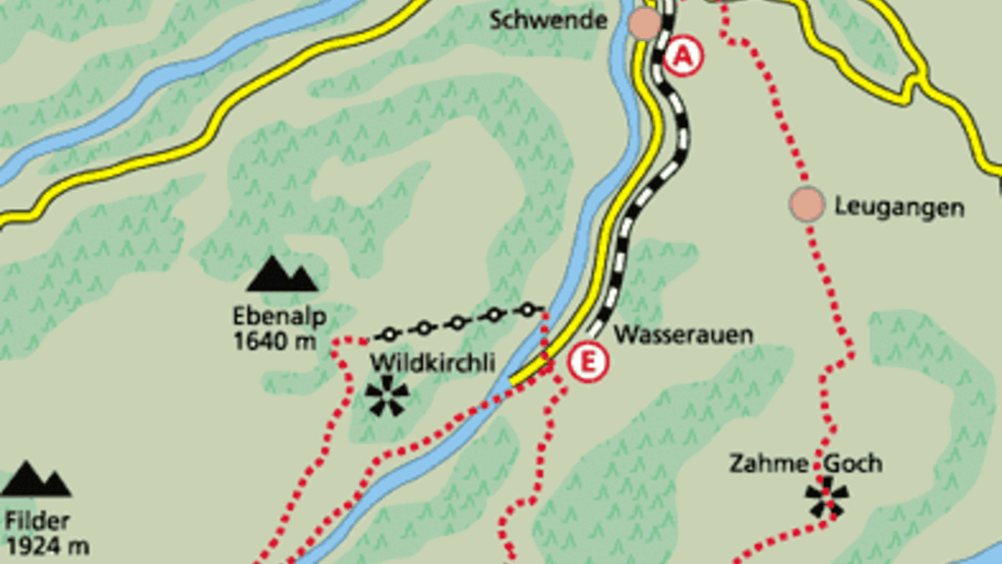 Appenzell Tour 4 Karte