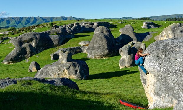 Bouldern in Neuseeland 