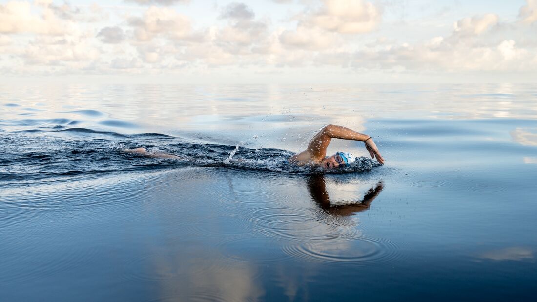 Extremschwimmerin Nathalie Pohl Weltrekord Jersey Channel 2020