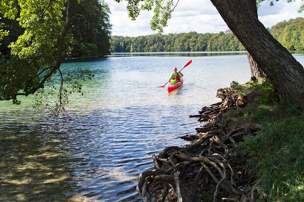 Feldberger Seen, Mecklenburg Vorpommern, Deutschland.