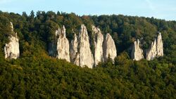 Felsen im Donautal droht Sperrung
