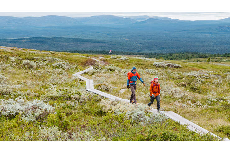 Auf Tour im schwedischen Vålådalen Jämtland