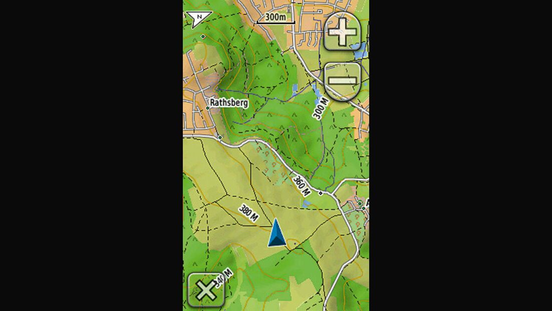 GPS Kartenseite