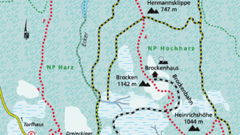 Harz Tour 2 Karte