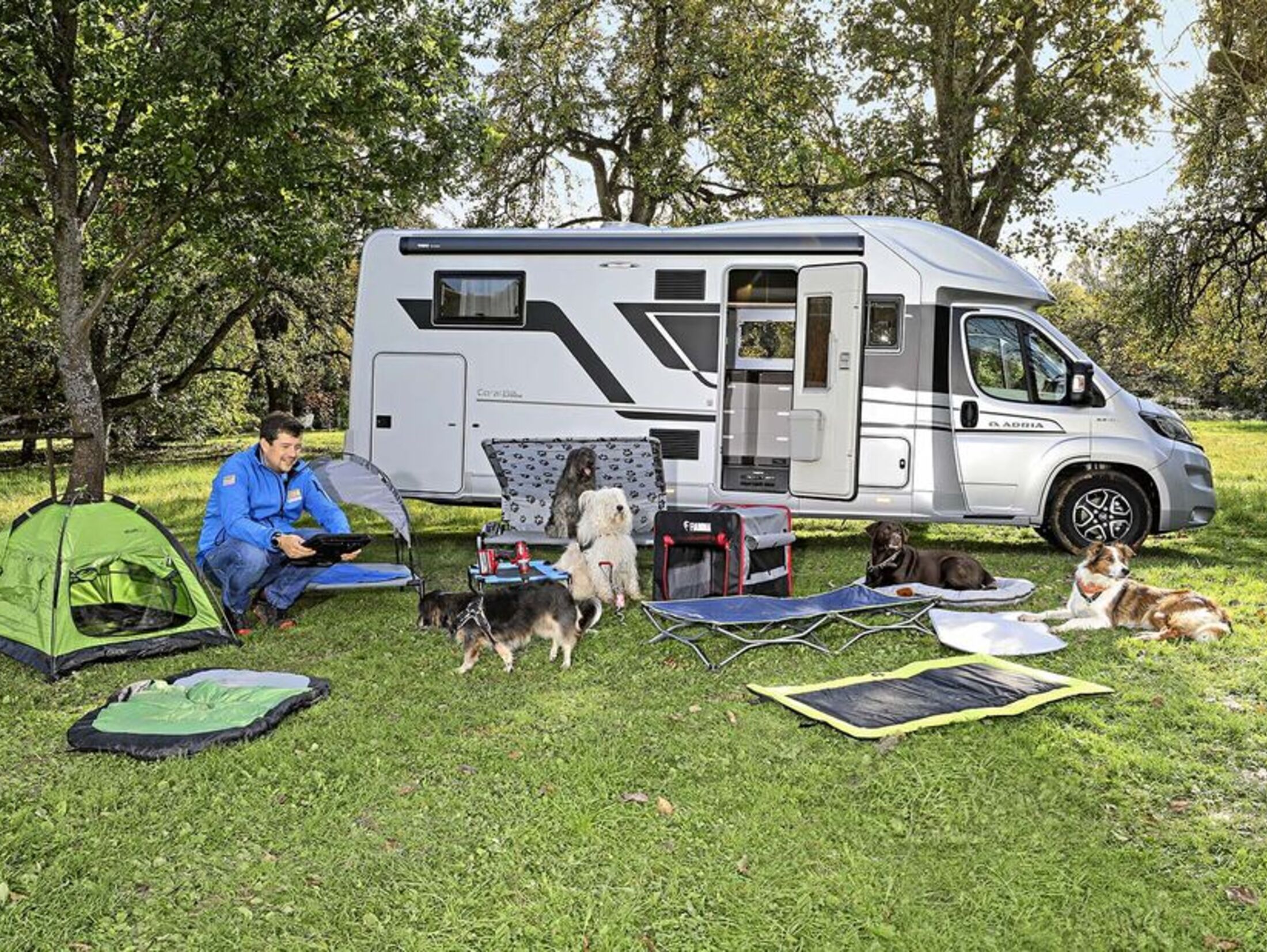 Camping-Zubehör für Hunde
