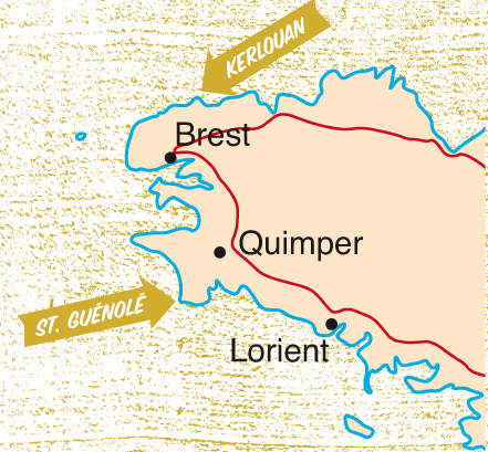 KL Karte Bretagne Bouldern Info