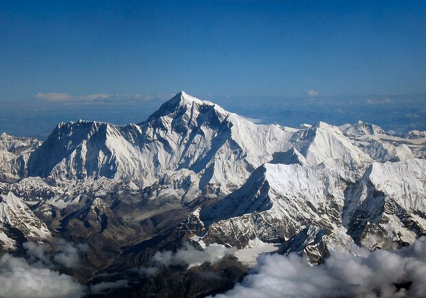 KL Mount Everest & Lhotse Luftaufnahme