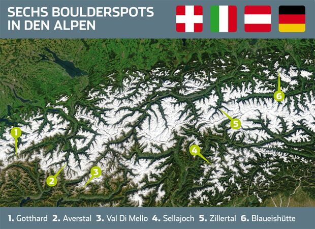 KL Überblick Alpenboulderspots