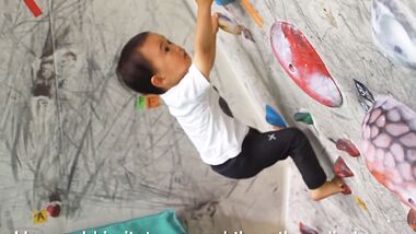KL Zen Shimane (2 Jahre), jüngster Boulderer der Welt TEaser Japan