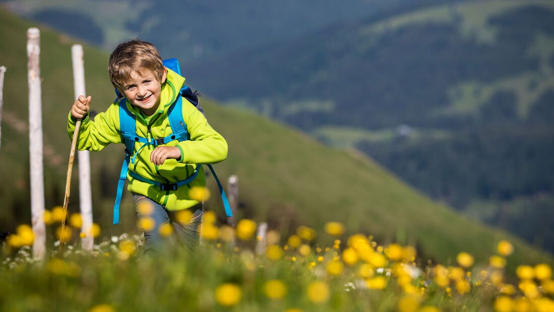 Kinder auf Tour - Wandern in den Bergen