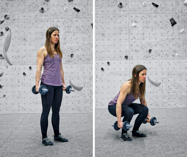Kletter-Training mit Gewichten: Hanteltraining fürs Klettern