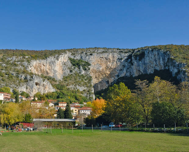 Klettergebiet Osp Slovenien