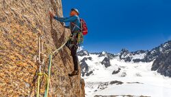 Klettern Aiguilles Dorées Mont Blanc