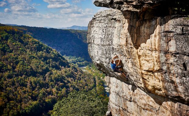 Klettern New River Gorge USA