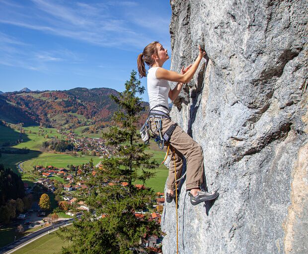 Klettern im Südosten Bayerns: die besten Klettergebiete
