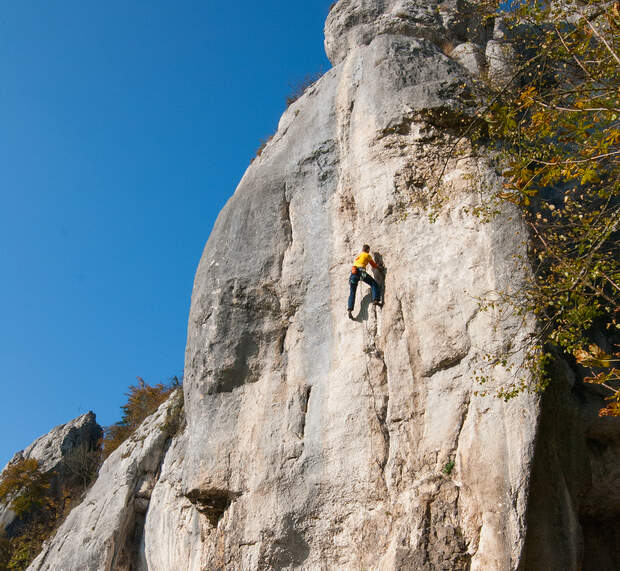 Klettern im Winter in Deuschland: Fels-Tipps
