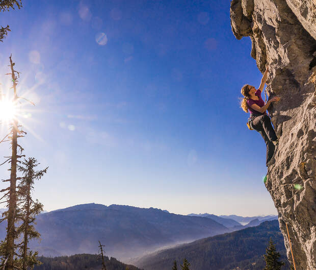 Klettern im Winter in Deuschland: Fels-Tipps