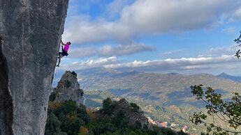 Klettern in Jerzu, Sardinien