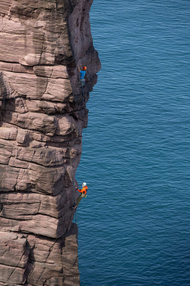 Klettern in Schottland Old Man of Stoer