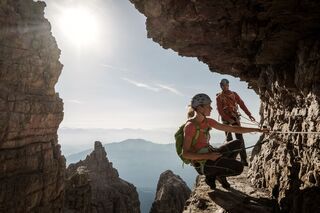 Klettersteig Bocchette im Trentino - Italien