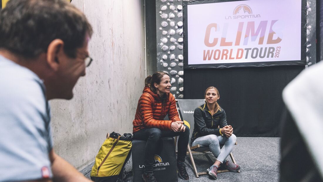LaSportiva: World Climb Tour_Workshop mit Barbara Zangerl, Katharina Saurwein und Jakob Schubert