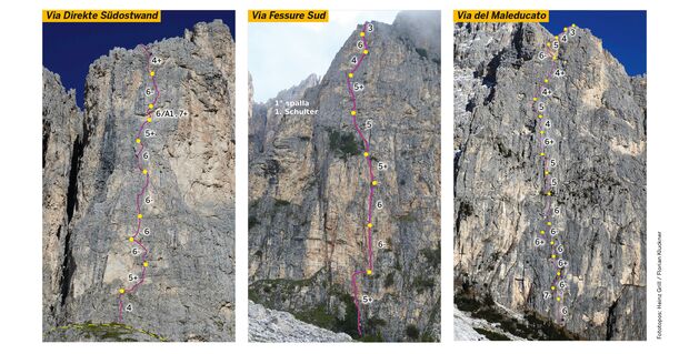 MSL Alpinklettern in der Rosengartengruppe der Dolomiten