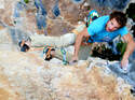 Marvin Winkler klettert Chispa 8c+ in Villanueva del Rosario