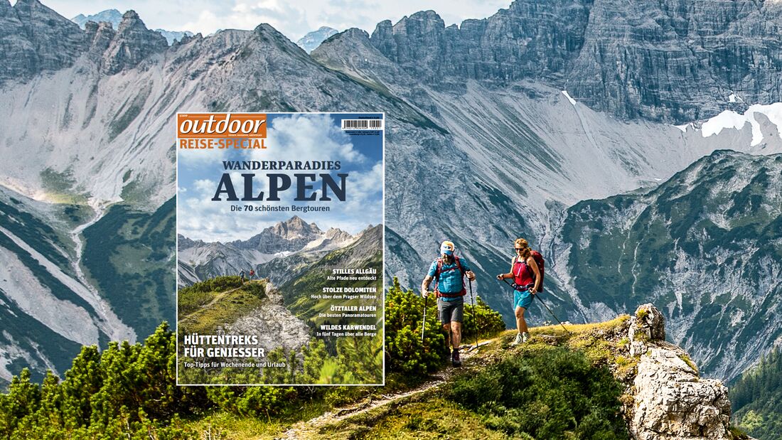 OD 01/2019 Sonderheft Reise Alpen Tourenspecial Aufmacherbild Allgäu - mit Heftcover