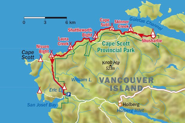 OD-0113-Kanada-NorthCoastTrail Lage Etappen Karte (jpg)