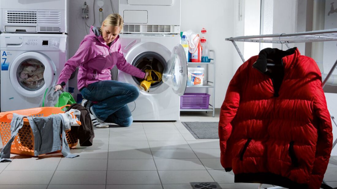 OD 0511 Basislager Pflegetipps Bekleidung waschen Funktionsjacke Schuhe Waschmaschine