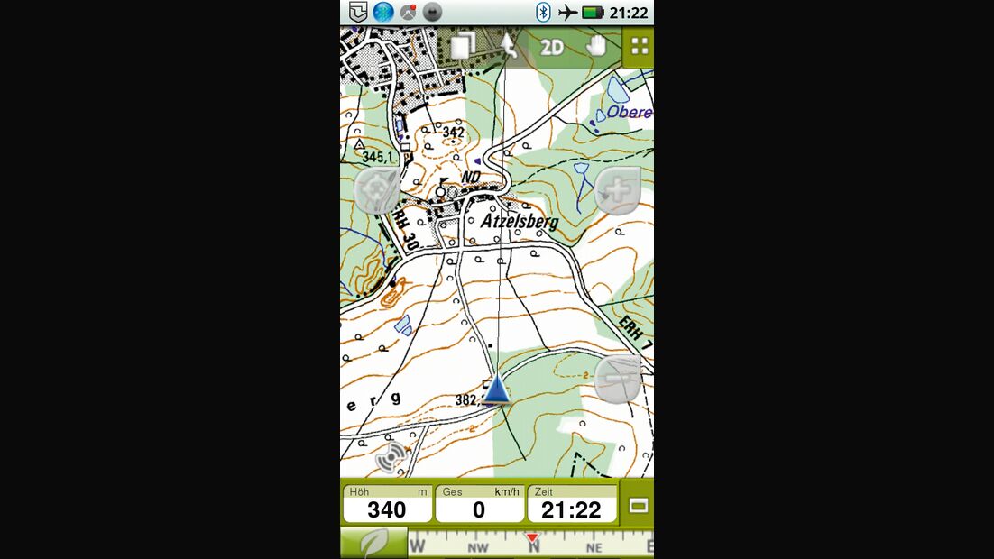 OD 0812 GPS-Navigation Handy Smartphone App CompeGPS Twonav