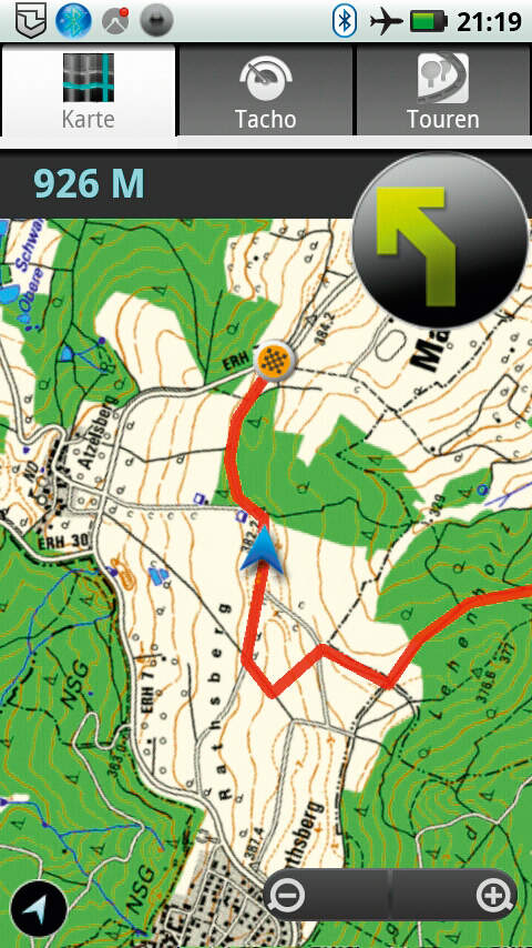 OD 0812 GPS-Navigation Handy Smartphone App MagicMaps Scout