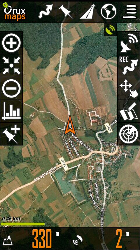OD 0812 GPS-Navigation Handy Smartphone App Oruxmaps