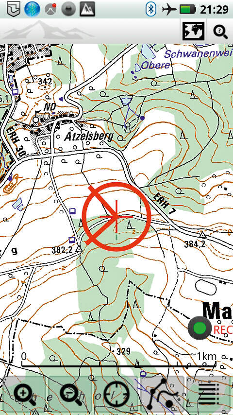 OD 0812 GPS-Navigation Handy Smartphone App Viewranger