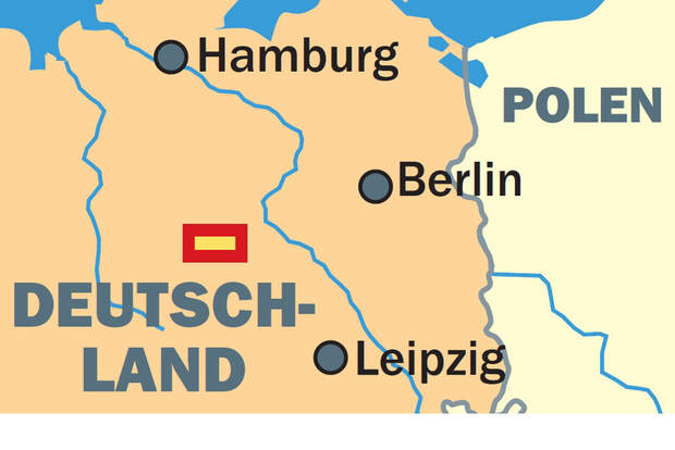 OD 1011 Harzer Hexen Stieg Brocken Ausschnitt Deutschland Karte