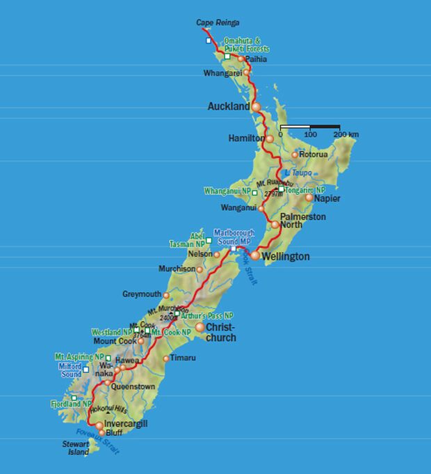 OD-1112-Reise-Neuseeland-Te Araroa-9j Karte Insel (jpg)