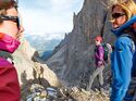 OD 1115 Woman Südtirol Dolomiten Langkofelscharte