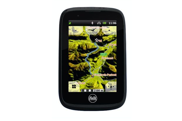 OD 1116 GPS Geräte Test Falk Tiger Blu