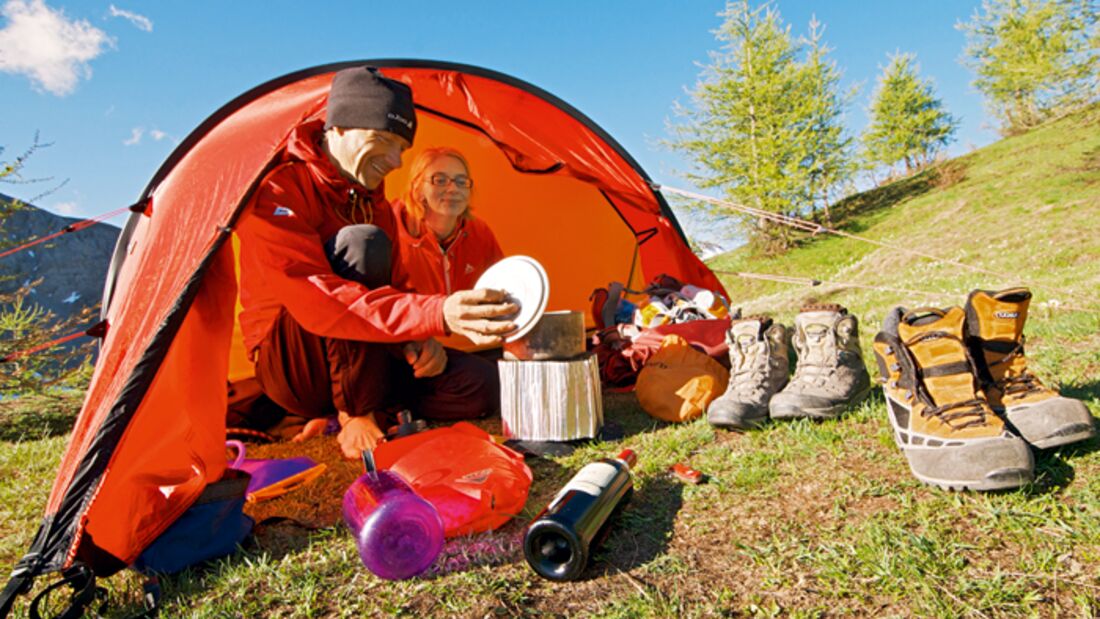 OD 1212 Tested on tour Trekking Zelt Zelten Camping