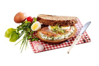 OD 2012 Pausenbrot Sandwich Essen Nahrung Proviant Ei Vesper