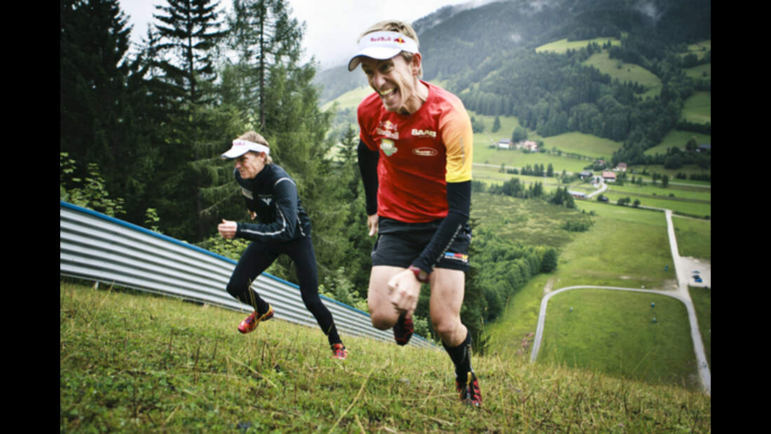 OD 2013 Red Bull 400 Sturm auf den Kulm Skisprungschanze Laufen 0