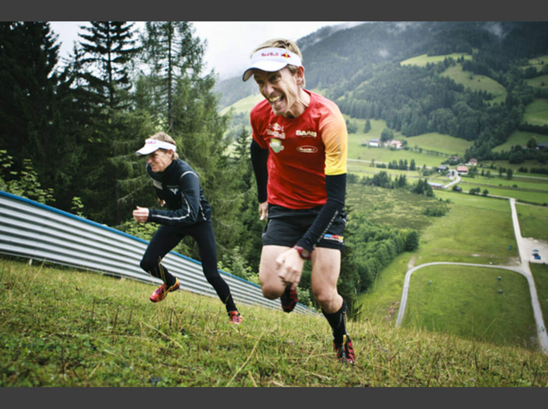 OD 2013 Red Bull 400 Sturm auf den Kulm Skisprungschanze Laufen 0