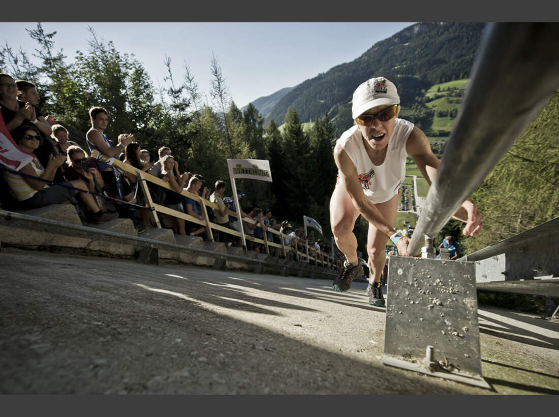 OD 2013 Red Bull 400 Sturm auf den Kulm Skisprungschanze Laufen 1