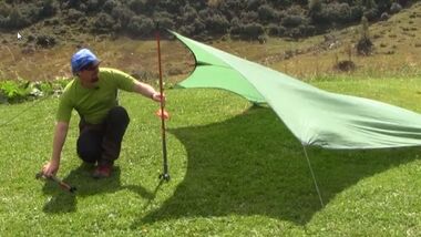 OD 2014 Tarp aufbauen Frank Wacker Camping Biwak Übernachten Trekking