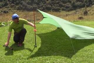 OD 2014 Tarp aufbauen Frank Wacker Camping Biwak Übernachten Trekking