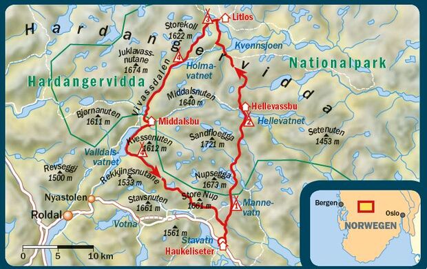 Hardangervidda-Rundtour ab Haukeliseter | outdoor-magazin.com